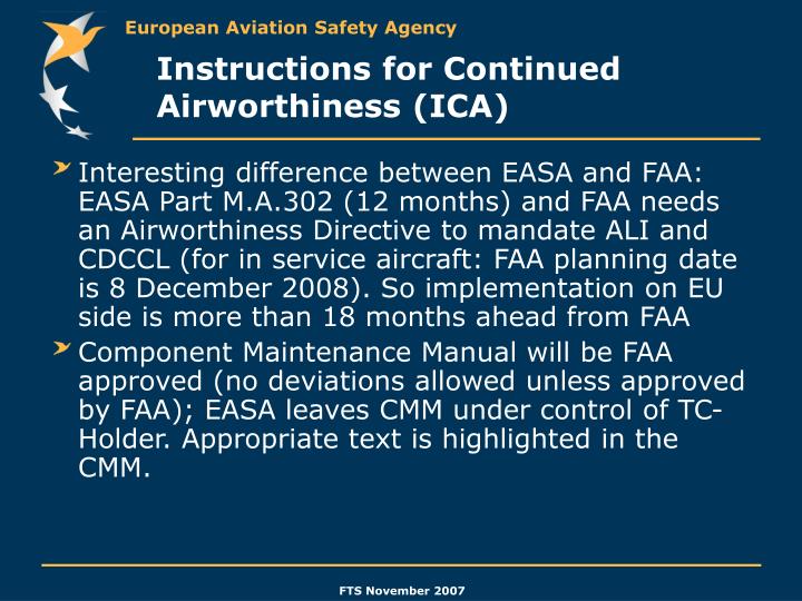 faa instructions for continued airworthiness